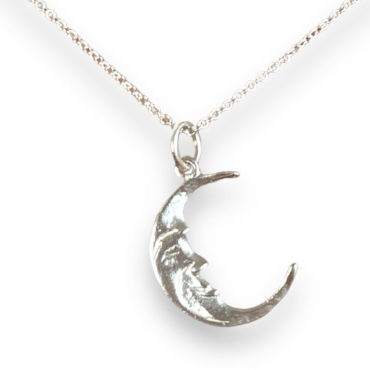 Crescent Moon Pendant Necklace