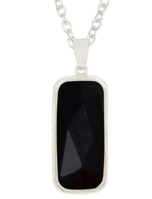 Black Onyx Pendant Necklace