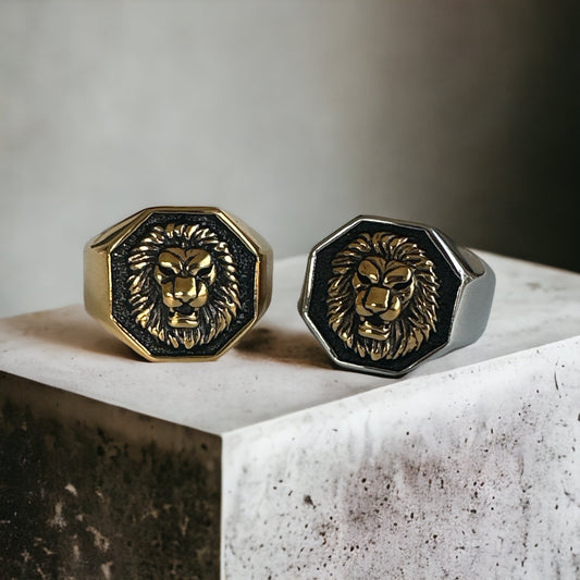 Men’s Lion’s Head Ring