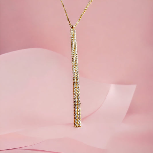 Swarovski Crystal Bar Necklace