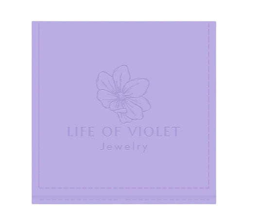 Purple Life of Violet Jewelry Dust Bag