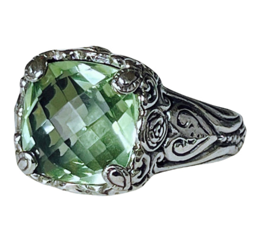 Green Aventurine Heartland Vintage Ring