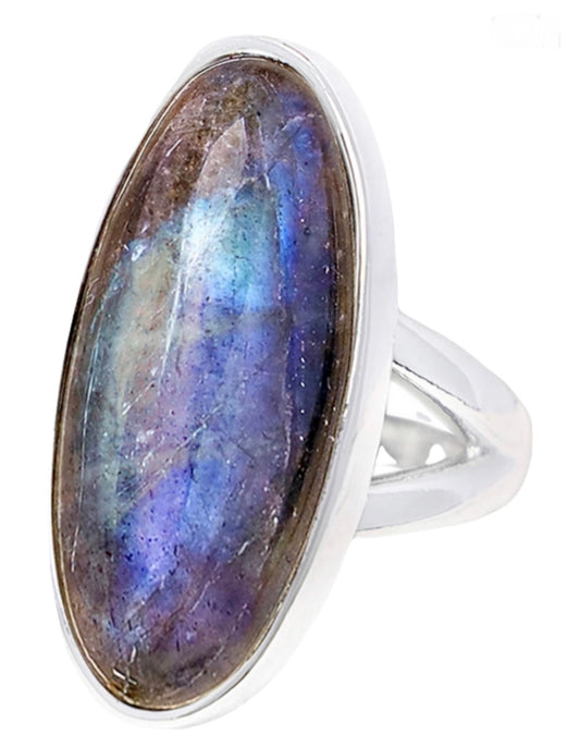 Labradorite Cabochon Ring